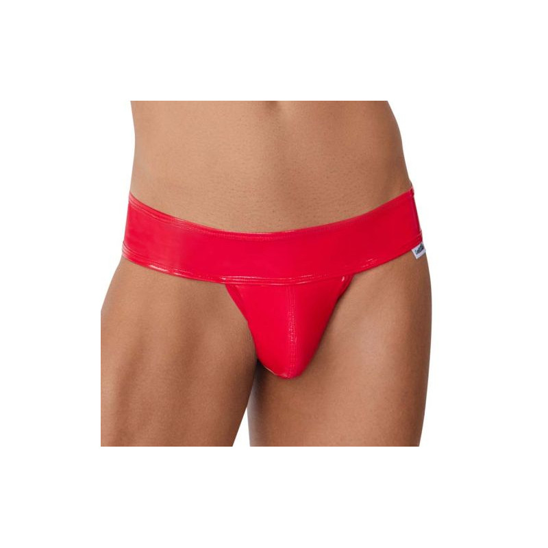 CandyMan String Effet Mouillé Venilia Rouge